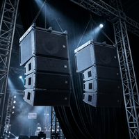 Système de sonorisation professionnel H2, Line Array, caisson de basses pleine gamme de 18 pouces pour spectacles en plein air, vidéo musicale et équipement d'éclairage