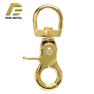 S1562 lusso personalizzato in oro chiaro zinco consente in metallo a molla girevole borsetta gancio a scatto per borsa accessori - Product Image 1