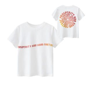 T-shirt à manches courtes en coton pour garçons adolescents, vêtements d'été pour enfants, haut à manches mi-longues pour enfants, à la mode, beau T-shirt pour garçons - Product Image 5
