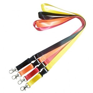 Custom Design Print 1.5cm <b>Polyester</b> <b>Lanyard</b> for Office Cultural Display Supplies Chest Cards Work Badges - Product Image 5