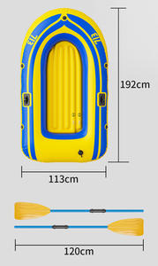 新着インフレータブルボート高品質耐久性インフレータブルフィッシングボート発売中面白い手漕ぎボート - Product Image 2