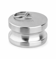 Bouchon anti-poussière lisse en acier inoxydable 304 316, type DP, raccord rapide, embout de protection