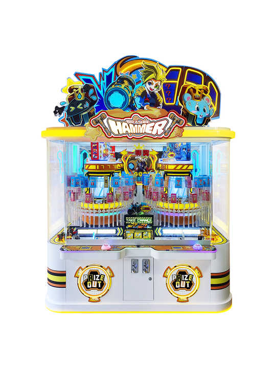 2025 Popular Coin-Operated Claw Machine Treasure Hammer Prize Vending ...