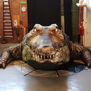 Décoration de scène <span class=keywords><strong>gonflable</strong></span> personnalisée, modèle de <span class=keywords><strong>crocodile</strong></span> <span class=keywords><strong>gonflable</strong></span> géant pour toile de fond - Product Image 1