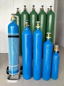 Tanque de Acero Vacío para Oxígeno Medicinal O2 de 4L/5LBS 8L/10LBS 150BAR TPED, Material 37MN, con Recubrimiento de Cromo, Válvula QF-2 y Mango de Plástico - Product Image 4