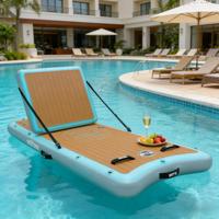 Plateforme de pêche gonflable en PVC de qualité commerciale DST, capacité <100 kg, logo et couleurs personnalisés, garantie 3 ans, pêche en haute mer