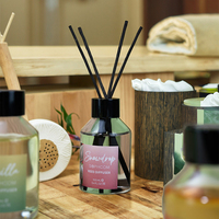 Emballage personnalisé 100ML bouteille en verre parfum huile essentielle roseau arôme roseau diffuseur ensembles parfum diffuseur parfumé pour la maison