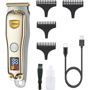 Cortadora de Pelo Eléctrica JAMAKY, 1-3 Horas de Duración de la Batería, Recargable por USB, Pantalla LCD, Cuerpo Metálico, Motor sin Escobillas - Product Image 1