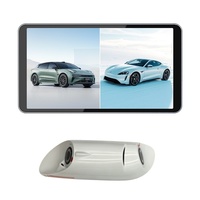 Sistema de Monitoreo Delantero/Trasero con Cámara Dual de 6 Pulgadas y 1080P, Impermeable, Espejo Retrovisor Electrónico con Detección de Punto Ciego, Grabador de Coche BSD