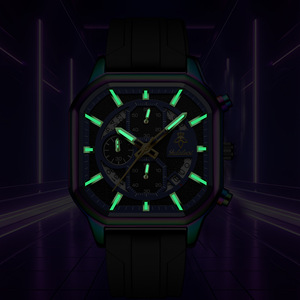 <span class=keywords><strong>Orologio</strong></span> Sportivo Multifunzione da <span class=keywords><strong>Uomo</strong></span> al Quarzo - Cinturino in Silicone e Cassa in Lega, Impermeabile, Analogico per Uso Quotidiano - Product Image 4