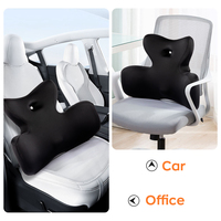 Coussin de siège ergonomique entièrement enveloppant en mousse à mémoire de forme, réglable et personnalisable, pour chaise de bureau ou de voiture, soulagement de la douleur au coccyx et lombaire