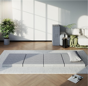 Colchón de espuma viscoelástica de tres pliegues al por mayor, <span class=keywords><strong>Camper</strong></span> portátil para invitados que duermen, <span class=keywords><strong>plegable</strong></span>, hogar, hospital, hotel, gimnasio, almacén, dormitorio - Product Image 5