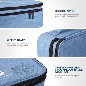 Free Sample Electronic Organizer Accessory Tech Pouch <b>for</b> MacBook Charger, Cables, <b>PowerBank</b>, Hard Drive, Cable Organizer <b>Case</b> - Product Image 6