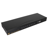 Commutateur KVM VGA 16 ports VCOM, commutateur de clavier, souris et vidéo USB, console pour 16 ordinateurs connectés à 1 moniteur