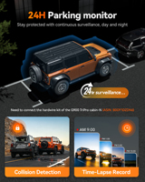 Kamera Mobil Wolfbox Distributor G900TriPro 4K Multi Lensa Black Box Night Mirror Dash Camera Depan dan Belakang Tanpa Kartu SD