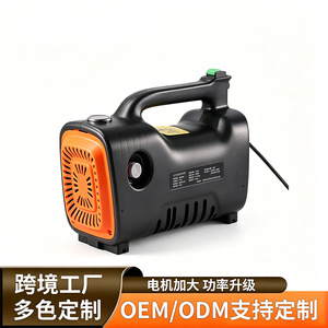 Laveuse de voiture électrique portable, pompe haute pression 1000-1500W, corps en plastique noir, OEM ODM personnalisable - Product Image 1