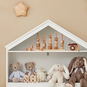Étagère pour enfants <span class=keywords><strong>et</strong></span> banc de rangement de jouets avec roues Étagère pour jouets pour enfants - Product Image 3