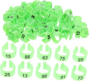 <span class=keywords><strong>Plastic</strong></span> Vogel Duif Clip Bandjes Open Ring Identificatie Ring Homing Kippenpoot Band Duif Voor Kanarie Parkiet Vink Tortelvogel - Product Image 1