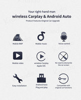 Interface Carplay Krando pour Land Rover Jaguar XJ XJL 2009 - 2016 Boîte Android Auto Carplay sans fil Contrôle vocal GPS Siri
