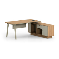 Bureau de direction de style moderne de haute qualité personnalisé OEM directeur exécutif patron Table de bureau de luxe