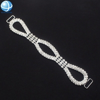 Lot de 300 boucles de connexion pour bikini, bijoux en métal, strass, perles, jouet NPC