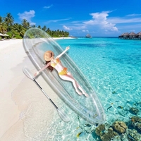 Kayak transparent à fond clair pour PC, canoë en verre, kayaks en cristal très demandés pour le divertissement
