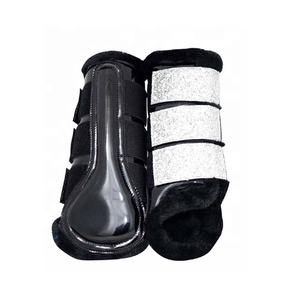 Bottes attelles et tendon de cheval en cuir souple - Product Image 2