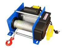 Palans électriques à câble 220V 200kg 400kg avec télécommande sans fil pour levage domestique