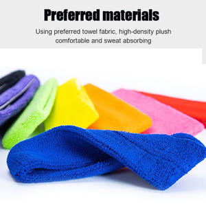تخصيص الشعار القطن الرياضة اللياقة البدنية العرق العصابات ماصة سميكة تنفس منشفة تنس فارغة في السائبة الرأس عصابات العرق - Product Image 5
