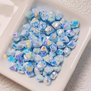 Fabricantes de materiales hechos a mano DIY en forma de fruta de estrella galvanizada UV Suministro de cuentas acrílicas de forma especial Cuentas de Lucite de plástico - Product Image 3