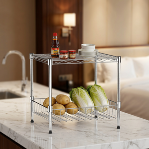 Estantes <span class=keywords><strong>de</strong></span> <span class=keywords><strong>Cocina</strong></span> <span class=keywords><strong>de</strong></span> Dos Niveles, Almacenamiento para Especias y Frascos, Apilables y Expandibles, <span class=keywords><strong>Estante</strong></span> <span class=keywords><strong>Pequeño</strong></span> para <span class=keywords><strong>Cocina</strong></span> - Product Image 4