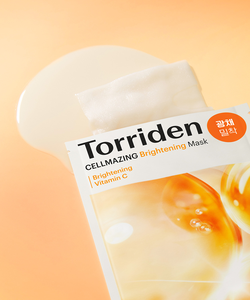 แผ่นมาส์กหน้า Torriden Cellmazing Brightening 26 มล. 10 ชิ้น วิตามินซี ช่วยให้ผิวขาวกระจ่างใส สำหรับทุกสภาพผิว - Product Image 2