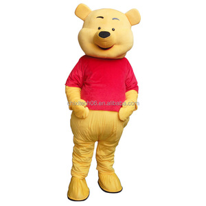 Costume da cartone animato di Winnie e Tigger, con copricapo da coniglio e tigre, per attività di camminata e performance, costume da Re Tigre Dorato - Product Image 1
