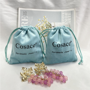 Custom Logo Printed Velvet Drawstring Gift Candle Jewelry Packaging <b>Bag</b> Luxury <b>Make</b> <b>up</b> Velvet Hair Pouch - Product Image 6