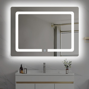 Fullkenlight <span class=keywords><strong>Water</strong></span> <span class=keywords><strong>Proof</strong></span> Led Gương cho phòng tắm Vanity khách tắm khách sạn hình chữ nhật LED ánh sáng thông minh gương - Product Image 2