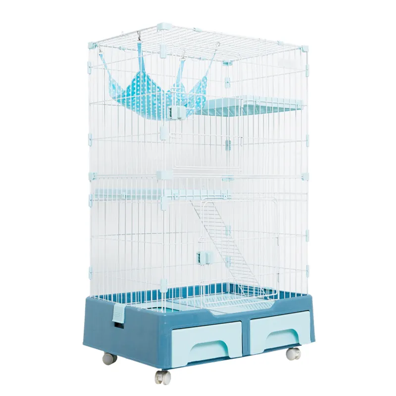 Cages with Drawer for Pet Shops Bumper Cover Factpurple Bluearge Bresnow Mountain Phone Caseat Caiphoneypen Metal Wire Cat Home