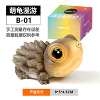 Accesorios para reptiles resina anfibios estatua de animales figuritas coleccionables tortuga Gecko serpiente camaleón adornos