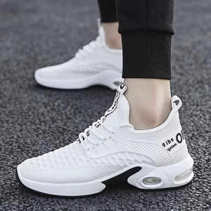 Chaussures de sport décontractées pour hommes, confortables, antidérapantes, pour l'extérieur, avec coussin d'air tissé, pour la course à pied - Product Image 3