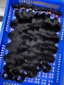 100% rauw natuurlijk maagdelijk Indiaas mensenhaar extensions, onbewerkt, cuticula-aligned bundels - Product Image 1