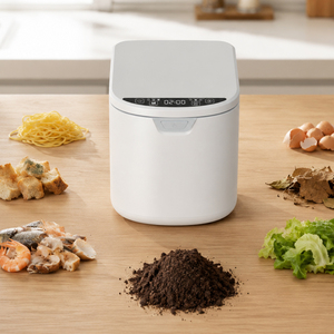 Broyeur de déchets alimentaires certifié CE, composteur de cuisine intelligent, machine de compostage automatique des déchets de cuisine, composteur alimentaire - Product Image 1