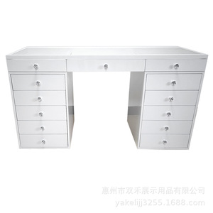 Hiện đại điều Hành Văn phòng máy tính tủ quần áo bảng với dưới ngăn kéo kính gỗ Bảng cho phòng ngủ khách sạn phòng khách lưu trữ tính năng - Product Image 2