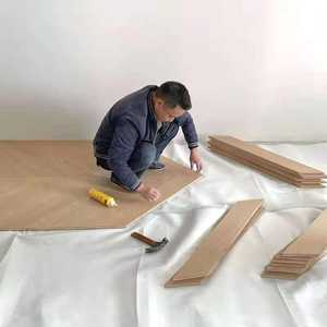 Parquet intérieur hongrois Point Design Parquet ingénierie Chevron Chêne Plancher En Bois Chene V Floor - Product Image 3