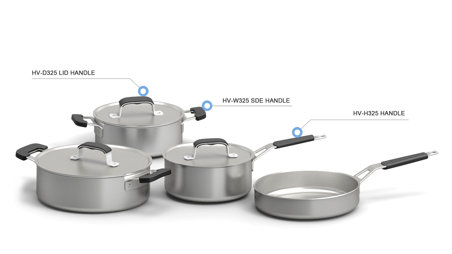 insumos para lavanderia Accessori hardware pentola copertura rimovibile in silicone orecchio copertura in vetro abbinata copertura in acciaio