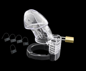 Dispositivo de Castidad para hombres adultos, jaula de acero inoxidable, silicona, casto, cerradura de pene, juguetes alternativa - Product Image 5