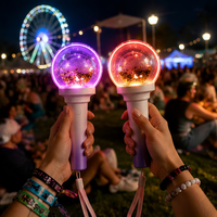 Venta al por mayor directa de fábrica: Lápiz de acrílico con purpurina recargable inalámbrico con control remoto, ideal para eventos personalizados de J-Pop, Anime, IP y Cosplay.