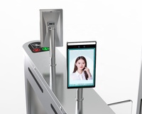 Deteksi Cepat Sistem Kontrol Akses Mesin Biometrik, Pengenalan Wajah 8 Inci Pengenalan Wajah Kamera Ai