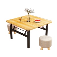 Klappbarer Esszimmertisch Modernes MDF Holzmaserung Platzsparender Klapptisch