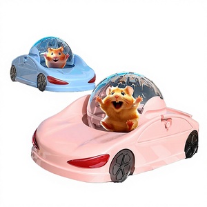 New Arrival Golden Hamster <strong>Racing</strong> Car Toy Eco-friendly Plastic Rolling Ball Small Pet Running <strong>Wheel</strong> Size S Hamster Exercise All - Product Image 2