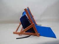 HE-1120, nouveau modèle de chaise de plage pliante en bois chaise longue en bois chaises de jardin avec sacs-cadeaux peuvent être des sacs à dos de transport
