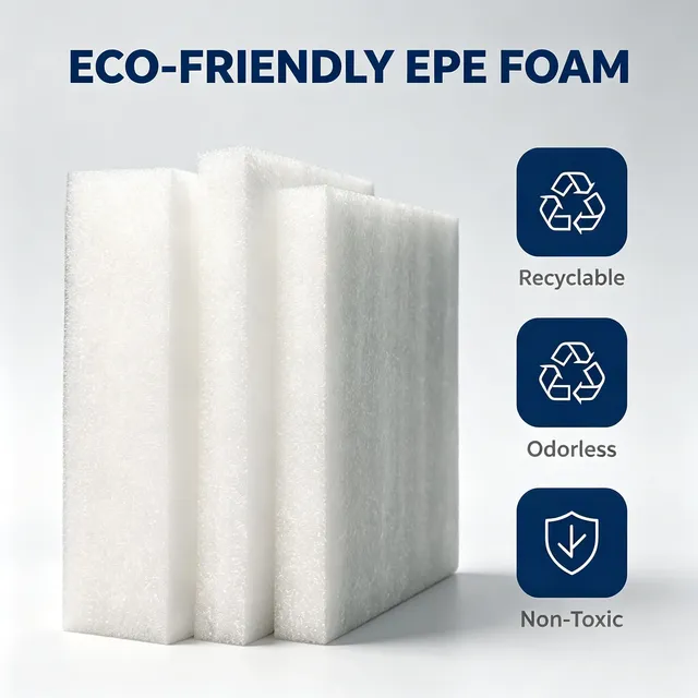 epe pad  Foam Protective Packaging Insert EPE Cushioning Material White Square Grid Design epe foam boards for packaging